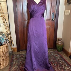 Elegant Purple Evening Gown